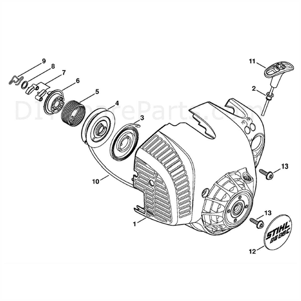 Exploring The Stihl BG 50 Blower Parts Diagram A Comprehensive Guide