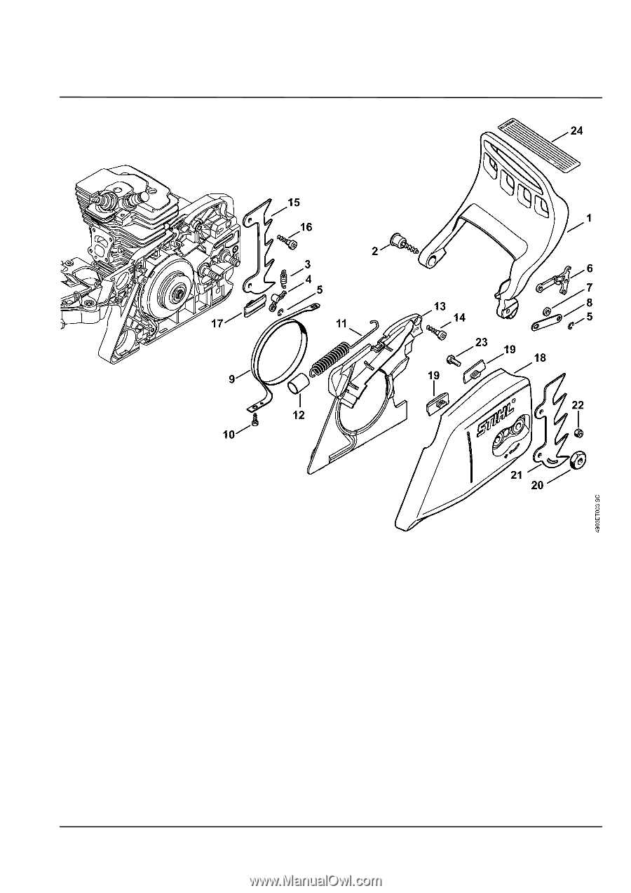 Step By Step Guide Stihl Ms Tc Handle Assembly Diagram Explained